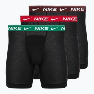 Boxeri pentru bărbați Nike Dri-FIT Ultra Comfort Long 3 pack gray