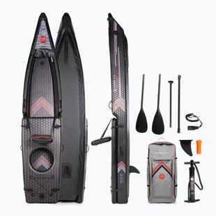 Kayak / SUP hibrid 1 persoană Pure4Fun Dual Purpose negru P4F160040