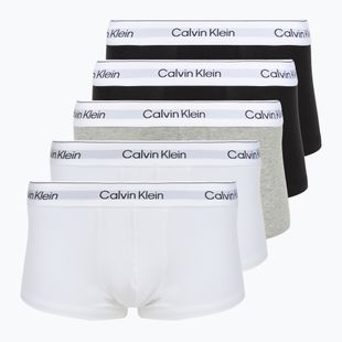 Boxeri pentru bărbați Calvin Klein LV00NB4390 Low Rise Trunk 5 perechi black/white/white/black/white