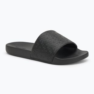 Papuci pentru femei Calvin Klein HW0HW02541 Pool Slide Mono Ck Black