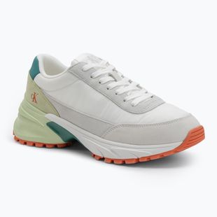 Încălțăminte pentru bărbați Calvin Klein YM0YM01292 Hike Runner Casual Ny-Su Bright White/Wild Green/Tigerilily