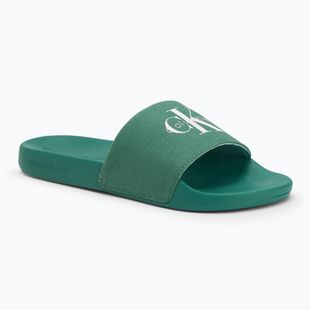 Papuci pentru bărbați Calvin Klein YM0YM01367 Monologo CV Wild Green