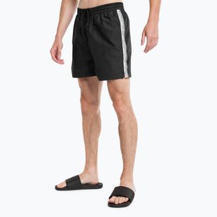 Pantaloni scurți de baie bărbați Calvin Klein Medium cu cordon negru