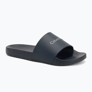 Papuci pentru bărbați  Calvin Klein HM0HM00455 Pool Slide Rubber navy