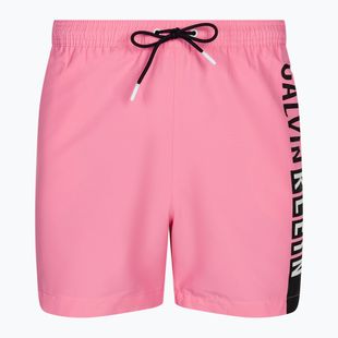 Pantaloni scurți de baie pentru bărbați Calvin Klein Medium Drawstring-Graphic sachet pink