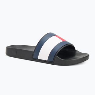 Papuci pentru bărbați  Tommy Hilfiger Rubber Flag Pool Slide black