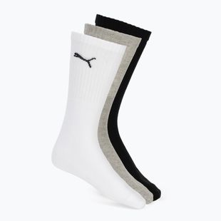 Șosete PUMA Sport Crew Lightweight 3 perechi white/grey/black