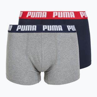 Boxeri pentru bărbați PUMA Everyday Basic 2 perechi navy/grey