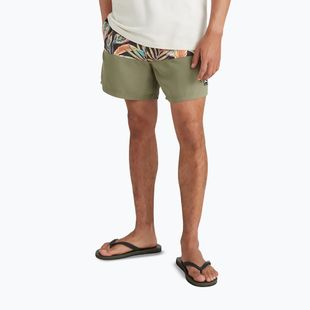 Bărbați O'Neill Cali Block 15'' pantaloni scurți de înot negru floare tropicală