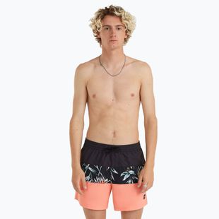 Pantaloni scurți de înot pentru bărbați O'Neill Mix & Match Cali Block 15'' black tropicana