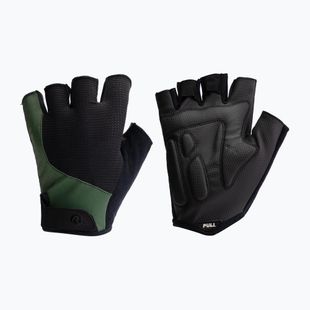 Mănuși de ciclism pentru bărbați Rogelli Essential black/green