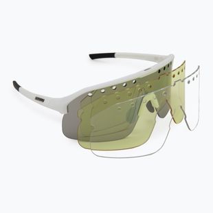 Ochelari de soare Rogelli Ventro Polarized white/taupe/brown platinum revo