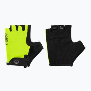 Mănuși de ciclism pentru copii Rogelli Core Jr fluor yellow