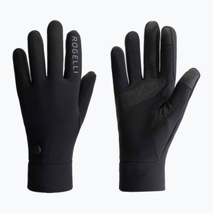 Mănuși de ciclism pentru bărbați Rogelli Essential Thermal Mid Season black