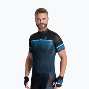 Tricou de ciclism pentru bărbați Rogelli Hero II black/blue