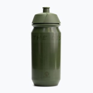 Bidon de bicicletă Rogelli Bio Bottle Enjoy The Distance 500 ml army green