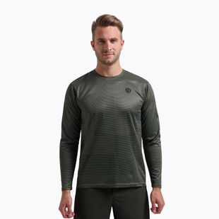 Longsleeve de ciclism pentru bărbați Rogelli Advntr Core army green