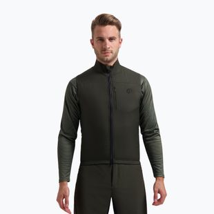 Vestă de ciclism pentru bărbați Rogelli Advntr Insulated army green