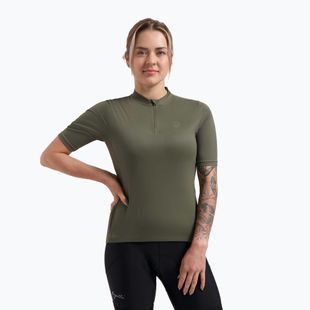 Tricou de ciclism pentru femei Rogelli Core army green