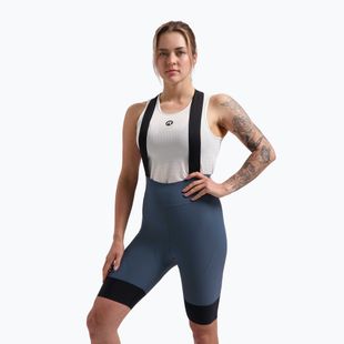 Pantaloni scurți de ciclism pentru femei Rogelli Signature Bib Short W blue