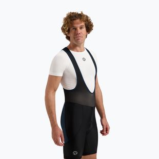 Pantaloni scurți de ciclism pentru bărbați Rogelli Core Bib Short black/blue