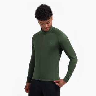Longsleeve de ciclism pentru bărbați Rogelli Essential II green