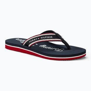 Papuci pentru femei  Tommy Hilfiger Im Graphic Beach Sandal space blue