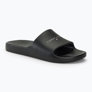 Șlapi pentru femei Tommy Jeans Printed Pu Pool Slide black