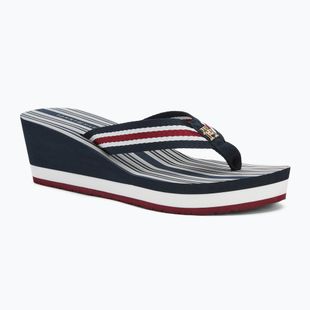 Papuci pentru femei Tommy Hilfiger Im Platform Beach Sandal rwb