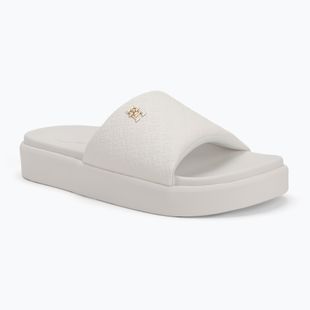 Papuci pentru femei Tommy Hilfiger Platform Monogram Poolslide ancient white