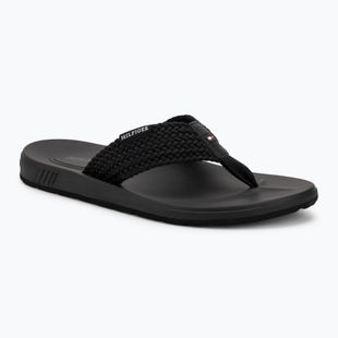 Papuci pentru bărbați Tommy Hilfiger Molded Web Beach Sandal black