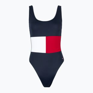 Costum de baie dintr-o piesă pentru femei Tommy Hilfiger One Piece (Ext Sizes) dark night navy