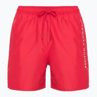 Șorturi de înot pentru bărbați Tommy Hilfiger Medium Drawstring medium red