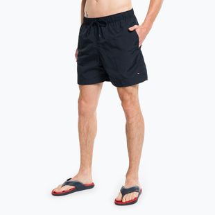 Pantaloni scurți de înot Tommy Hilfiger Medium cu cordon albastru pentru bărbați