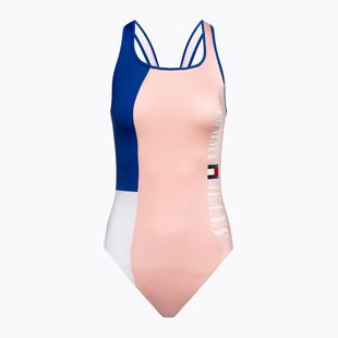 Tommy Hilfiger costum de baie o singură piesă pentru femei One Piece Runway roz