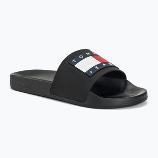 Șlapi pentru femei Tommy Jeans Flag Pool Slide Ess black