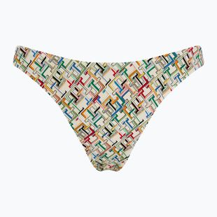 Partea de jos a costumului de baie Tommy Hilfiger Cheeky High Leg th multi monogram calico