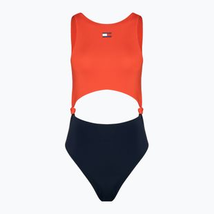 Costum de baie dintr-o bucată pentru femei Tommy Jeans Cut Out One Piece hot heat