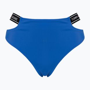 Partea de jos a costumului de baie Tommy Jeans High Waist Cheeky Bikini persian blue