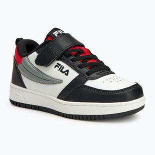Încălțăminte pentru copii FILA Rega Nf Velcro white/black/fila red