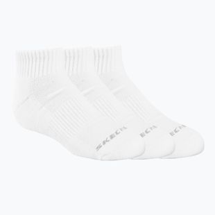 Șosete SKECHERS Terry Qtr Crew 1/2 white traditional