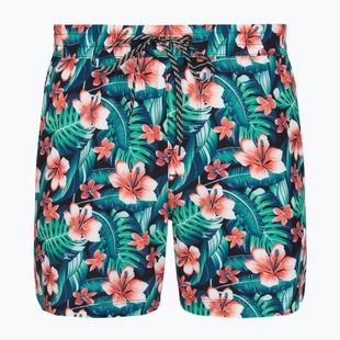 Pantaloni scurți de baie pentru bărbați Hurley Cabana Floral Volley Swim Short Black