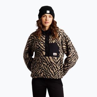 Bluză fleece pentru femei Protest PRTJosey 1/4 Button bamboobeige