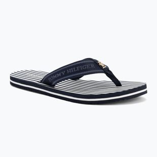Papuci pentru femei Tommy Hilfiger Stripes Beach Sandal space blue