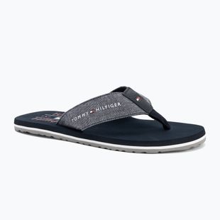 Papuci pentru bărbați Tommy Hilfiger Chambray Beach Sandal desert sky