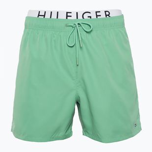 Șort de înot pentru bărbați Tommy Hilfiger Medium Drawstring Dw fort green