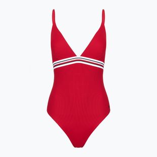 Costum de baie dintr-o piesă pentru femei Tommy Hilfiger Triangle One Piece Rp Ext primary red