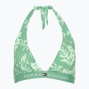 Partea de sus a costumului de baie Tommy Hilfiger Halter Rp Print floral tropic aop fort green