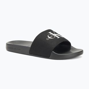 Papuci pentru bărbați  Calvin Klein YM0YM01271 Slide Monogram Cv black/bright white