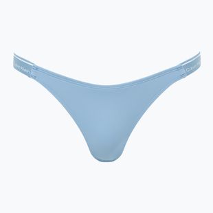 Partea de jos a costumului de baie Calvin Klein KW0KW02732 Curved Delta Bikini faded denim